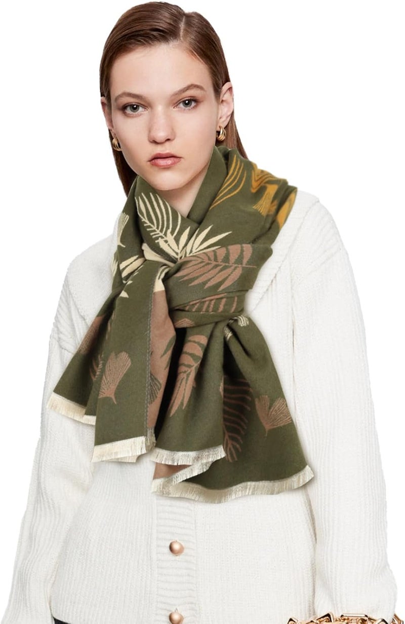 EXTREE Scarfs for Women Pashmina Silky Shawl Wrap for Evening Dressing Blanket Open Front Poncho Cape - Image 5